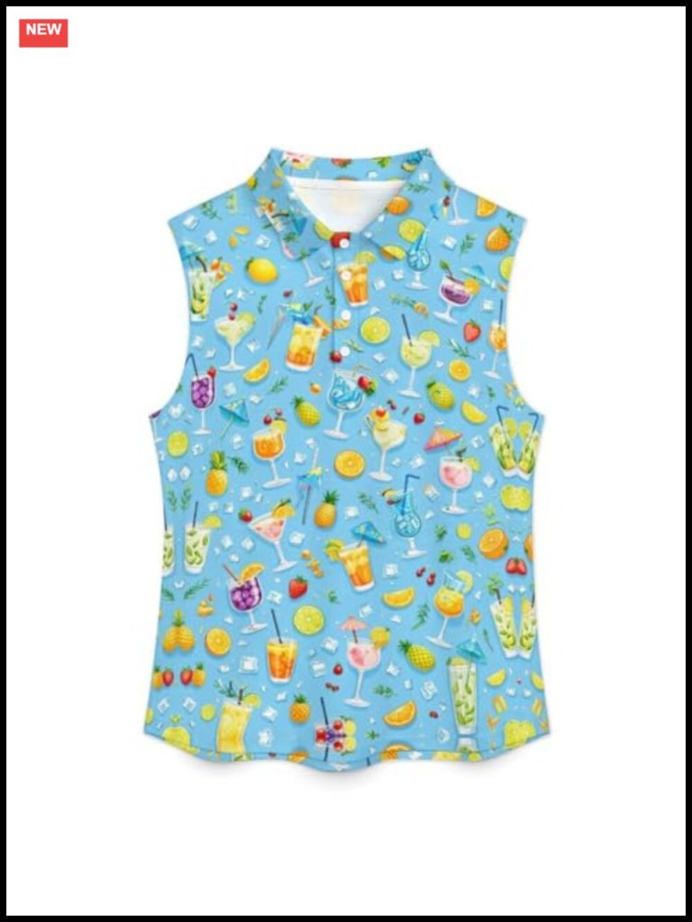 Sleeveless Moisture Wicking Golf Polo Tank Top for Women Athletic Quick Dry